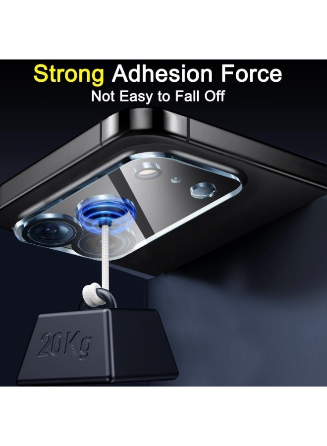 Nova future 2pack tempered glass camera lens protectors for Apple iPhone 17 Pro Max, ultra-high definition, 9H hardness, scratch-resistant, compatible with phone cases, [does not affect night shooting]. - Image 5